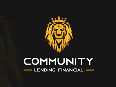 Lion logo branding community elegant financial lion head lion king lion logo logo luxury minimal minimalist realestate