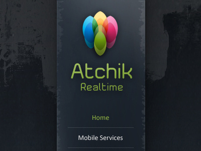 Atchik Web Darkness darkness interface logo web design