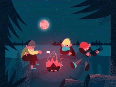 Campfire course motion design school motion graphics illustration motion design animation aftereffects