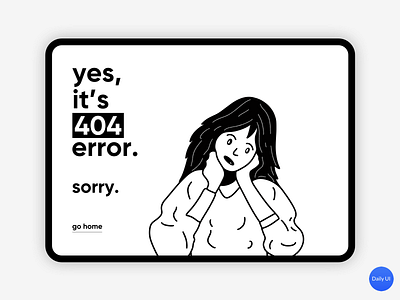 404 Error Design - Daily UI 08