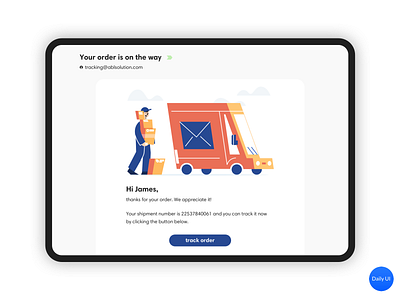 Email Receipt Design - Daily UI 017 app card dailyui dailyui017 design email email receipt email template friendly illustration info mailbox minimal mockup order shopping sketch ui user interface ux
