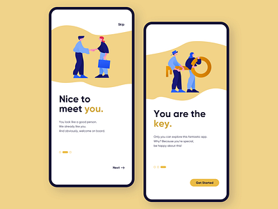 Onboarding Design App - Daily UI 023 app daily 100 challenge dailyui dailyui023 design illustration minimal mobile mockup onboarding onboarding screen simple sketch splash page splash screen ui user interface ux welcome welcome page