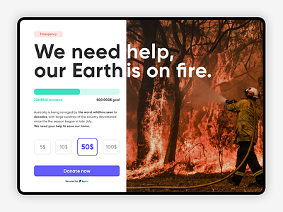 Crowdfunding Campaign Design - Daily UI 032