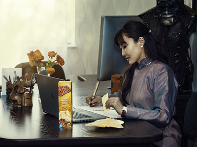 Chips commercial beautiful chips color grading lady mongolia photo photography photoshop retouch retouching