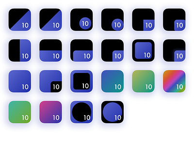 Rating app icon concepts app branding color design icon icon app icon design ios logo ui