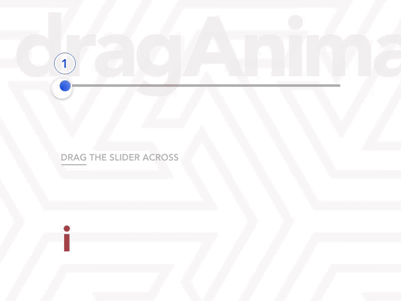 Drag Animations animation design drag motion text text design ui