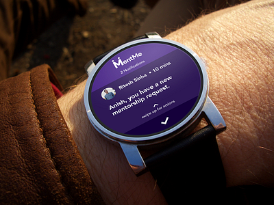 WearOS App Concept android android watch app design mentorship mockup ui ux watch wearos