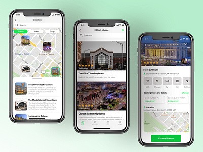 Trip Finding App Screens app booking design figma hotels ios travel trip planner ui uidesign