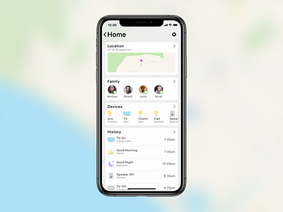 Home Profile 006 dailyui home ios smart home