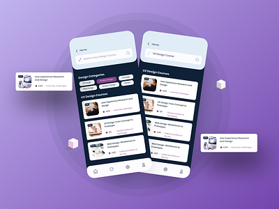 App for Finding Design Courses  #conceptDesign