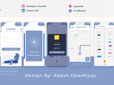 PARKO: one solution for parking🅿🚙 animation app appdesign behance branding colors design dribbble graphicsdesign hiring illustration illustrator product ui uidesign user experience user interface ux uxdesign website
