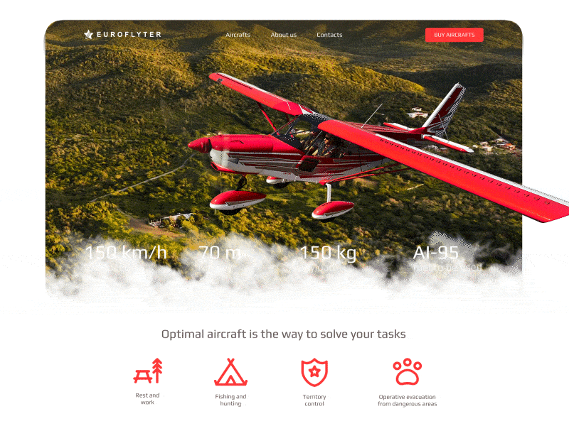 Aircraft sales website ae aircraft animation constructor design graphic design icon illustration landing magazine product shop tilda ui ux uxui web webdesign