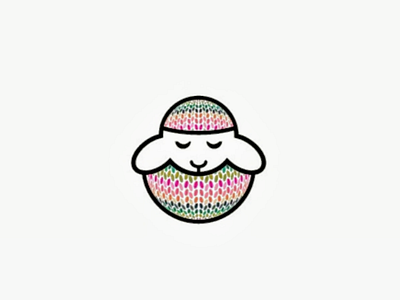 Logo for baby knitwear fashion cute design fashion illustration knitwear lamb wool