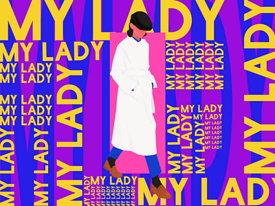 MY LADY animation design illustration