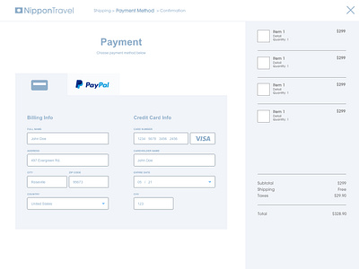 Credit Card Form