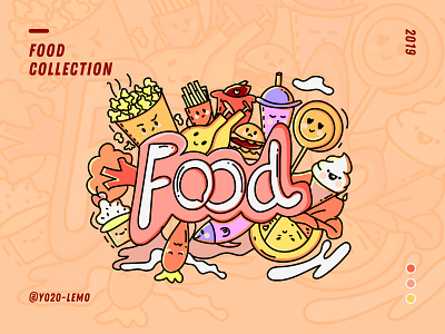 Food design illustration