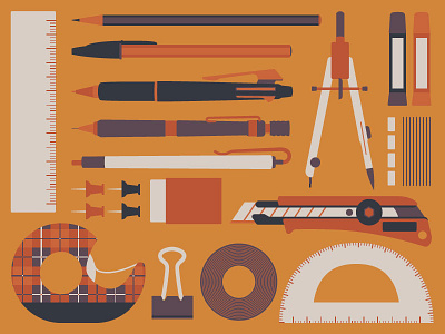 Tools illustration pen tools vector
