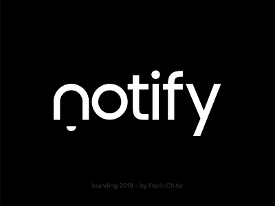 Notification App Branding 2019 art blackwhite branding branding and identity branding design creative design graphic logo logodesign logoinspire logomark logomarks logotype monogram symbol trademark typography unique visualidentity