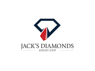 Jack's Diamonds Brand Concept blue dark diamonds jack jewelry navy red shop