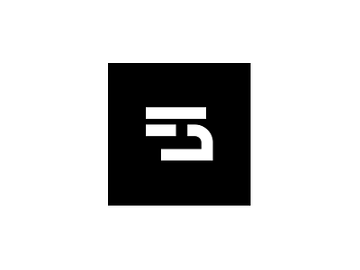Personal monogram concept black branding design logo monogram typography