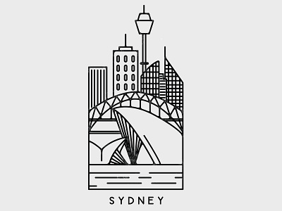 Sydney city design design designer graphic graphicdesign illustrator logo logo design photoshop