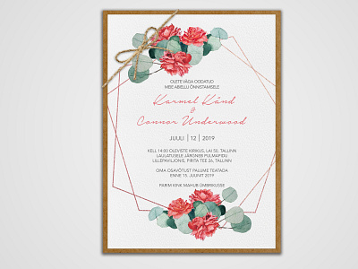 Wedding invitation