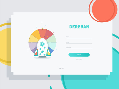 Dereban app design game illustration ui ui ux design vector web website