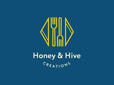 Honey & Hive Creations logo branding logo logo design