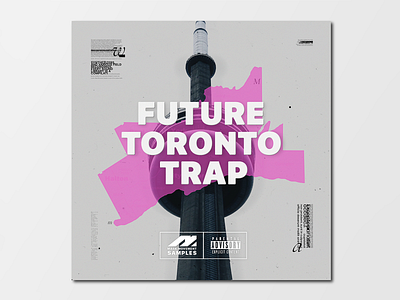 Design artwork to music samples. Future Toronto Trap.