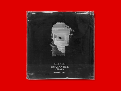 Album cover. Black Fridai – Quarantine Crazy album cover art album cover design cover art music cover poster solonskyi