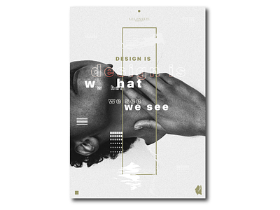 Poster "Design is what we see"