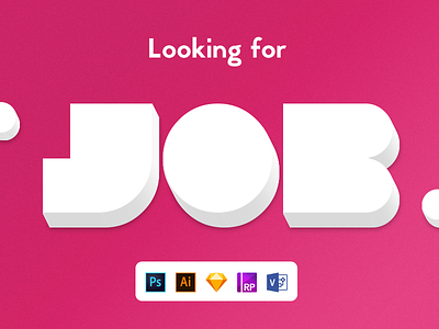 Looking For a Job axure lookingforjob photoshop ps sketch ui ux visio