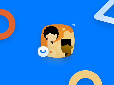 on the phone - Call Illustration app branding design illustration interface ui