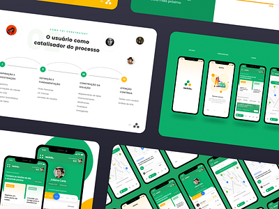 Reciclo App app design interface recycling research ui ux