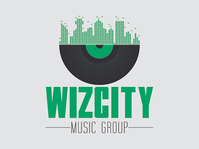 Wiz City Logo branding design illustration logo music vector