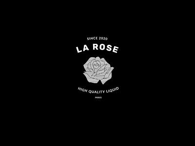 La Rose - Eliquid brand identity branding design eliquid graphic graphicdesign illustrator premium rose vape