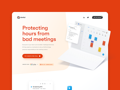 Aimful – Landing page