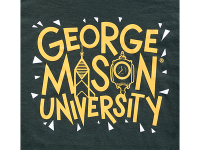 George Mason University Shirt Design design george mason university gmu tshirt tshirt design typography