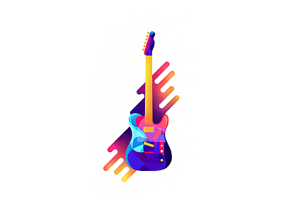 Telecaster colors gradient guitar shapes telecaster