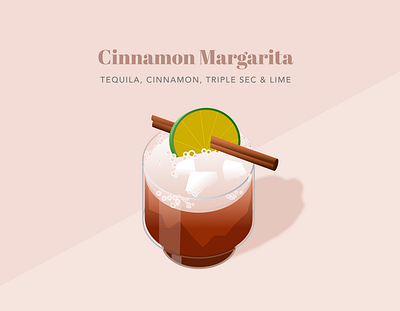 Smokey margarita vector illustration branding design drink icon illustration logo ui vector