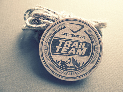 Vaterra Trail Team Logo brown clean design gold logo mock up mock-up off road offroad premium rc rope team vintage vtr wood