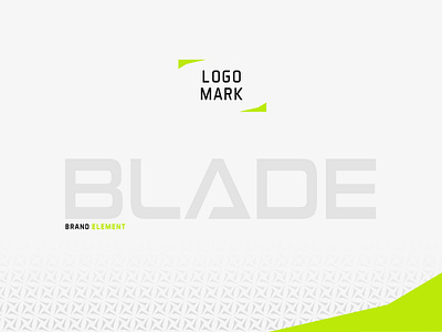 Blade | Logo Concept brand branding clean concept design green logo mockup new snow white