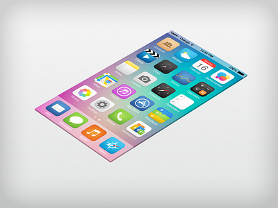 iOS7 Icons by Michael Shanks on Dribbble