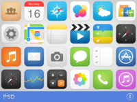 iOS7 Icon Pack by Michael Shanks - Dribbble