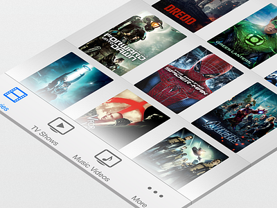 iOS7 Videos - Movies 7 icons ios movies videos