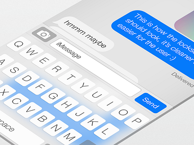 iOS7 Messages - Message