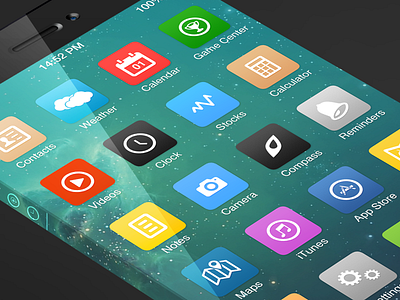iOS7 - Springboard 7 icons ios iphone6 retina sprinboard