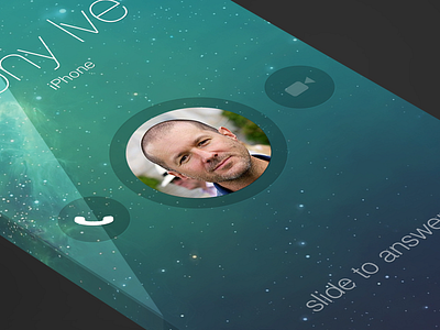 iOS7 - Incoming Call incoming call ios ios7 iphone6 retina