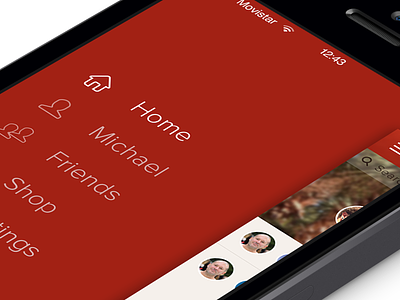 Menu - Path iOS7 home ios7 iphone menu path redesign retina
