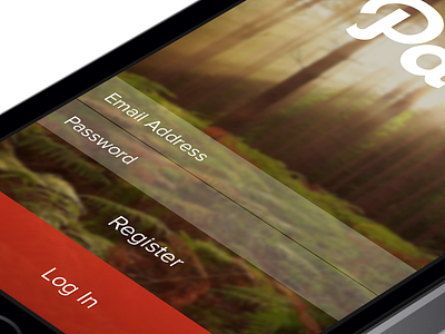 Log In - Path iOS7 ios7 iphone login path redesign retina